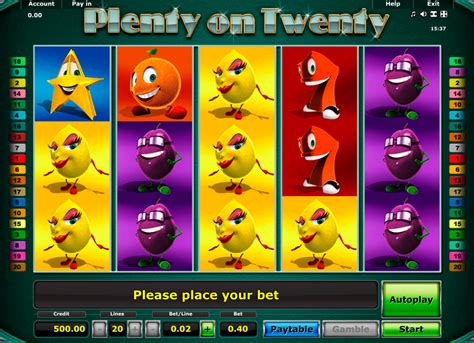plenty on twenty slot